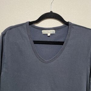 Merz B. Schwanen Loopwheel Rundhals Vneck Tshirt